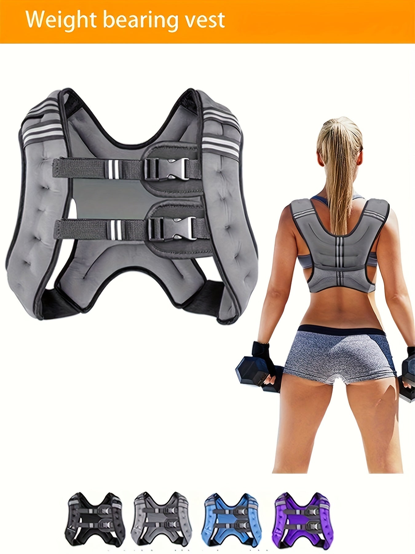 Prodigen Heavy Duty Gym Weighted Vest for Training