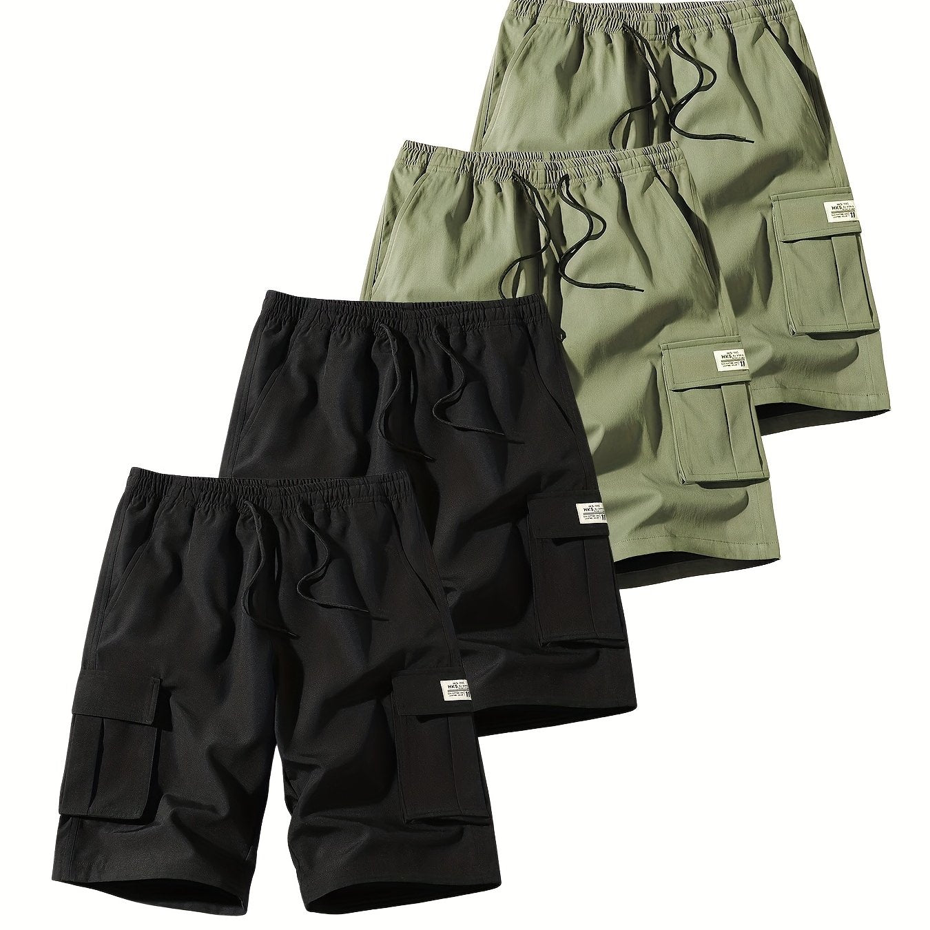 Men's Cargo Shorts Bundle by Brand - Durable Utility Pockets