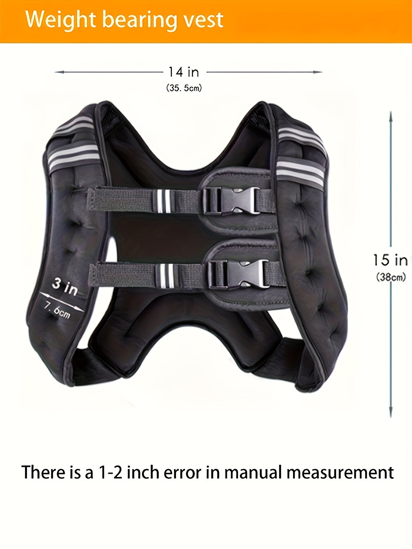 Prodigen Heavy Duty Gym Weighted Vest for Training