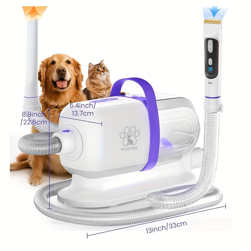 PetFusion 8 In 1 Dog Hair Grooming Vacuum Cleaner