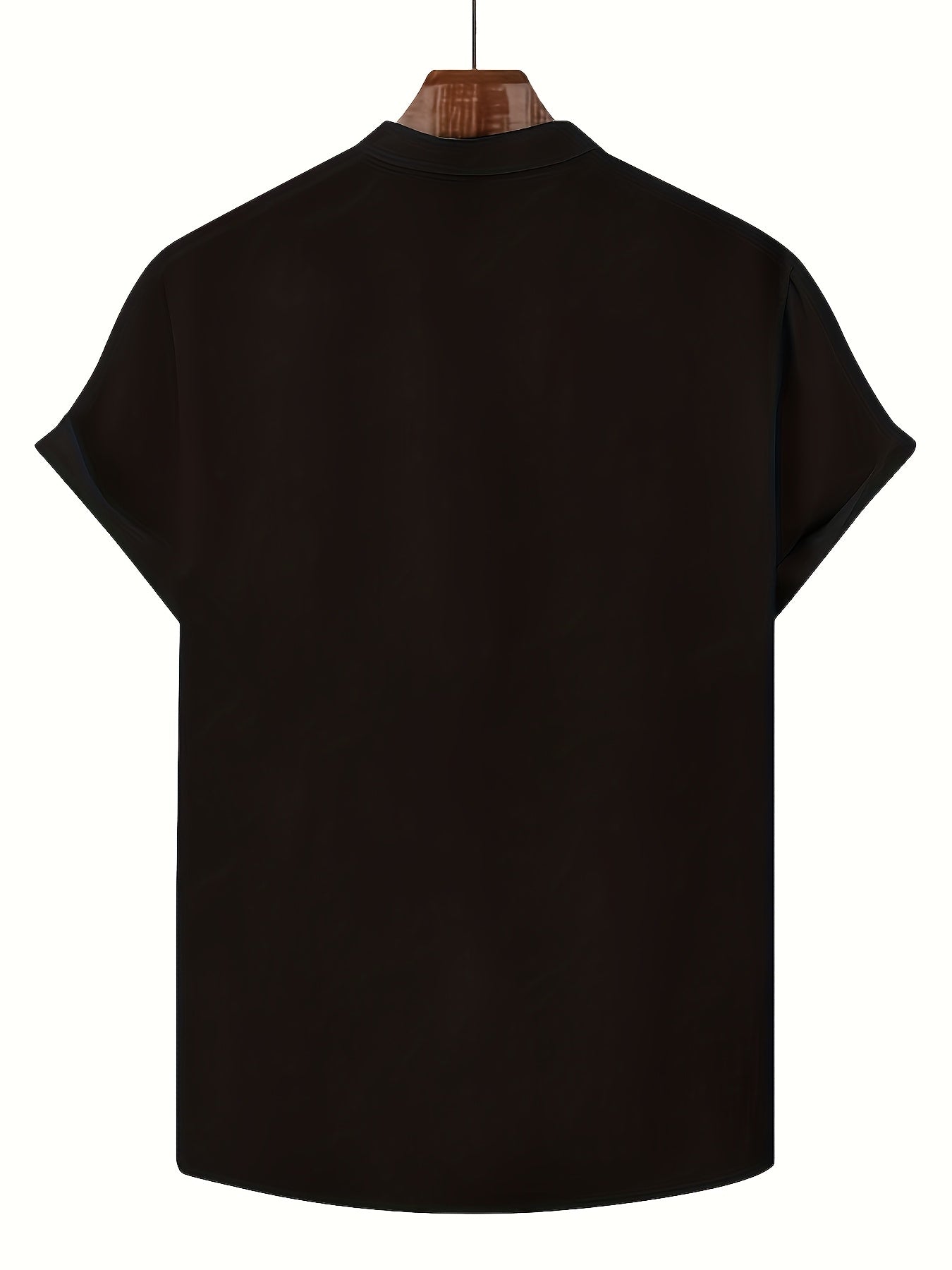 Whiskers Workouts and Wears Men Summer Stand Up Collar Shirt