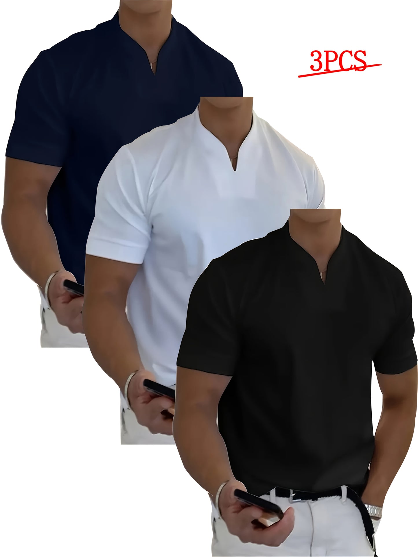 Summer Sports Tees Men Lightweight Short Sleeve Tops