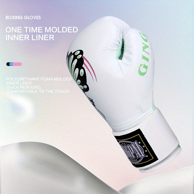 Gingpai Womens Boxing Gloves for Muay Thai Training