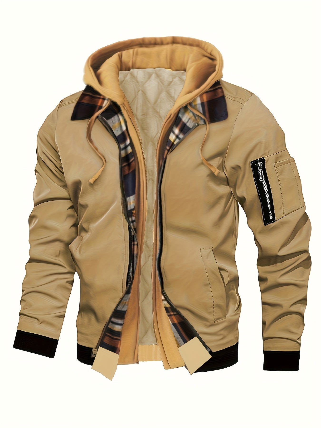 Active Slim Fit Hooded Jacket by Whiskers Workouts Wears