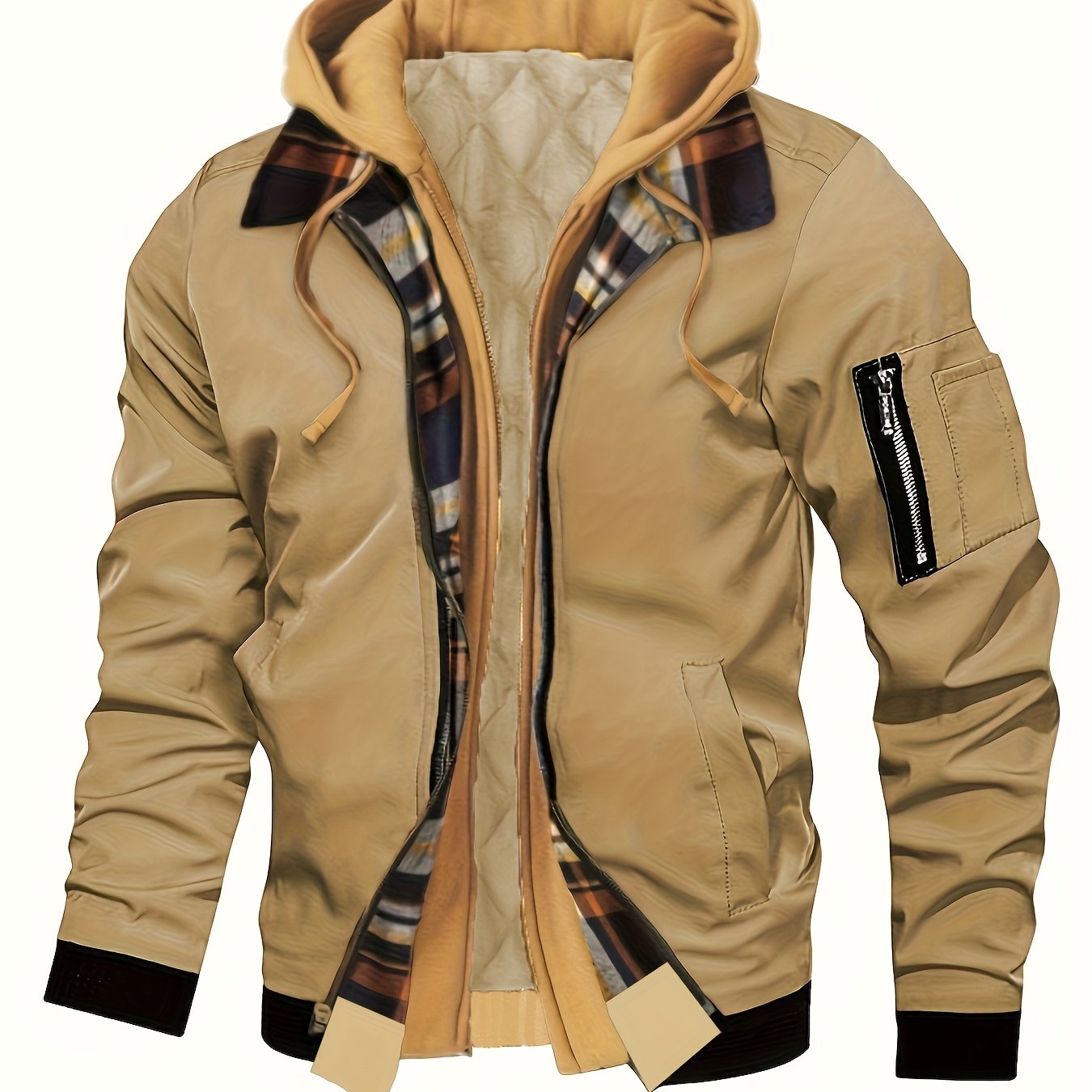 Active Slim Fit Hooded Jacket by Whiskers Workouts Wears