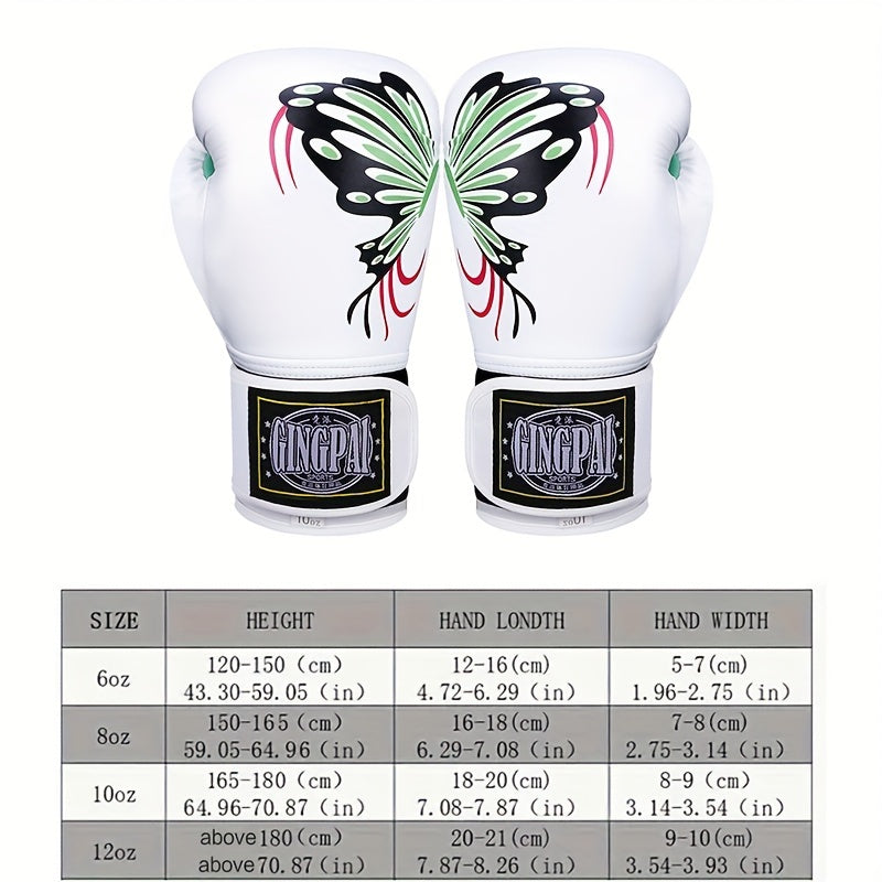 Gingpai Womens Boxing Gloves for Muay Thai Training