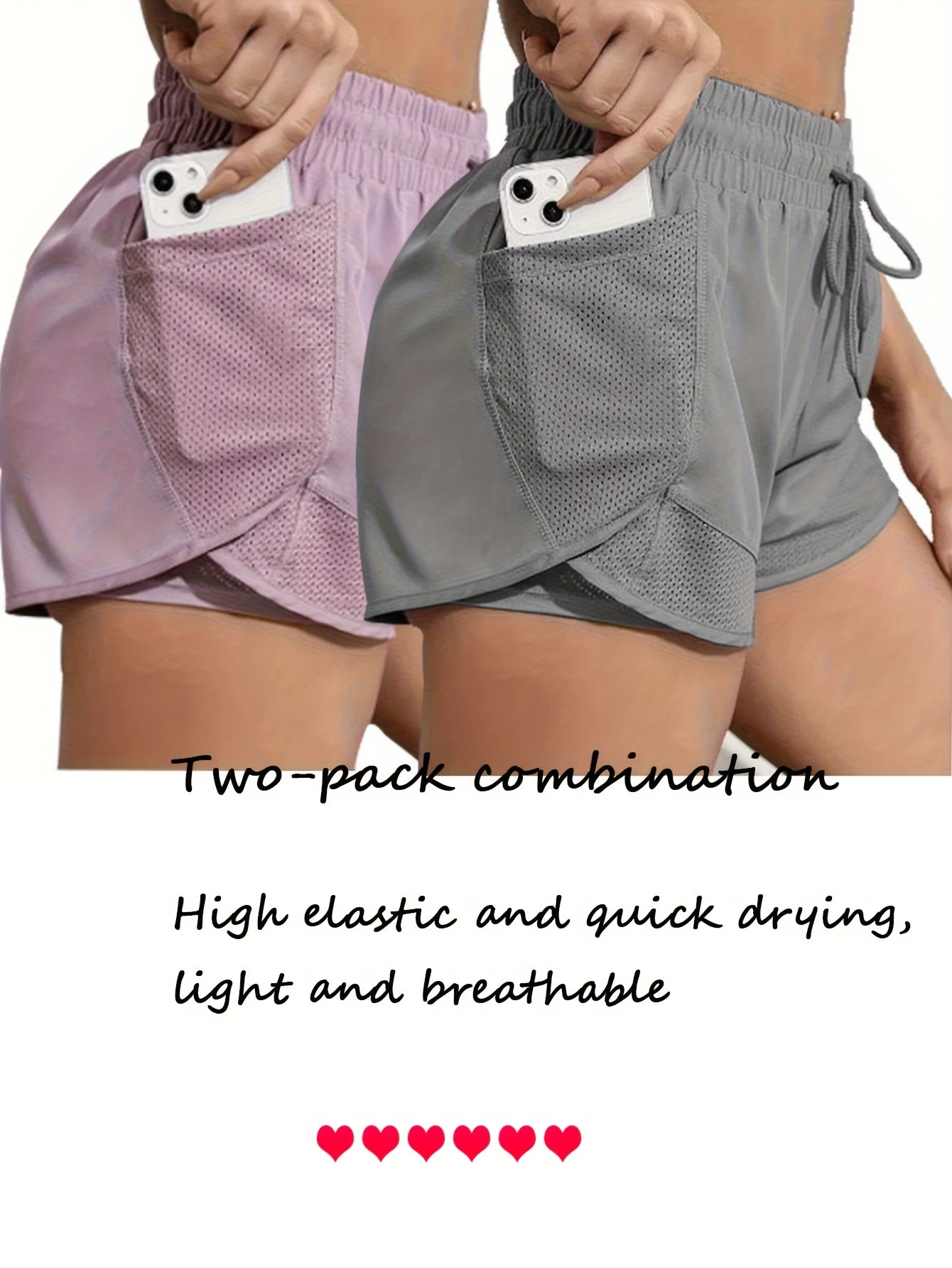 Fashionable Ladies Yoga Sports Shorts Set by Brand