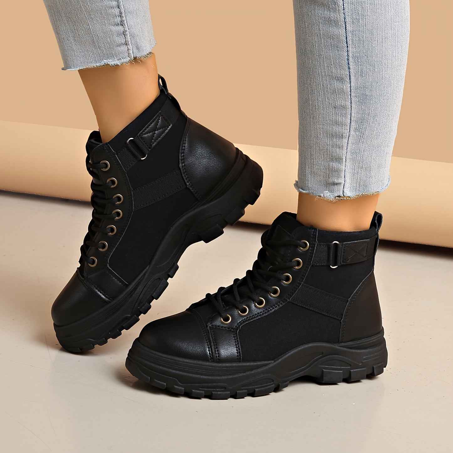 Whiskers Breathable Sneakers Womens Lace Up High Top Casual