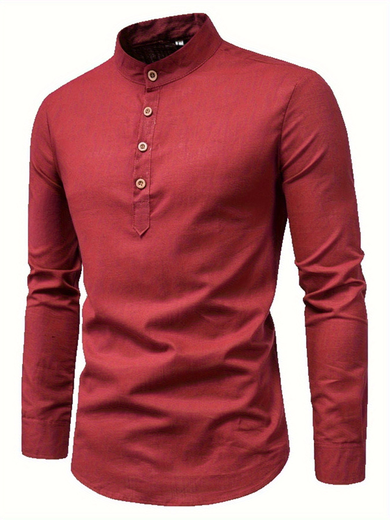 European American Outdoor Casual Long Sleeve Cotton Shirt