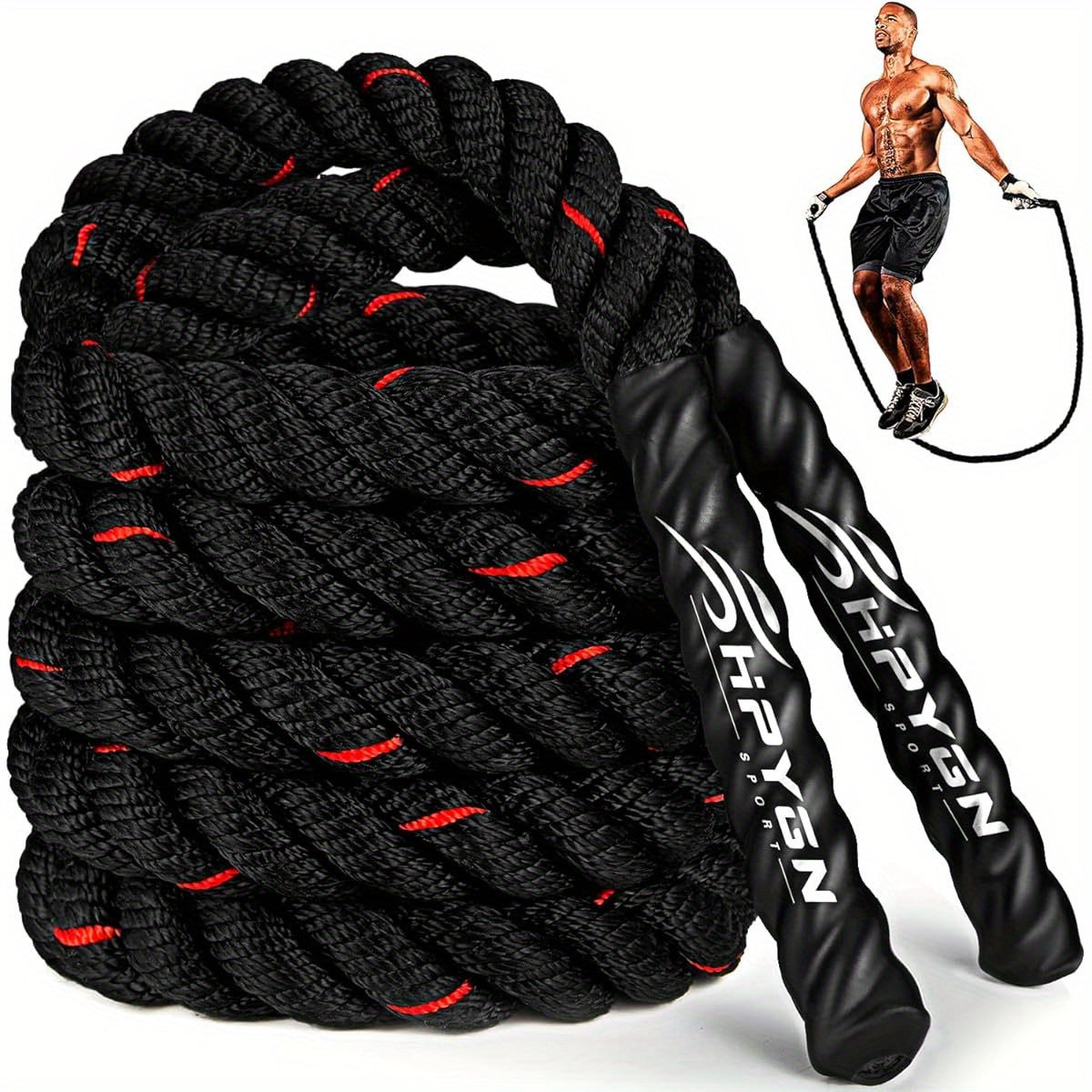 Weighted Jump Rope by Manufacturer for Strength Training