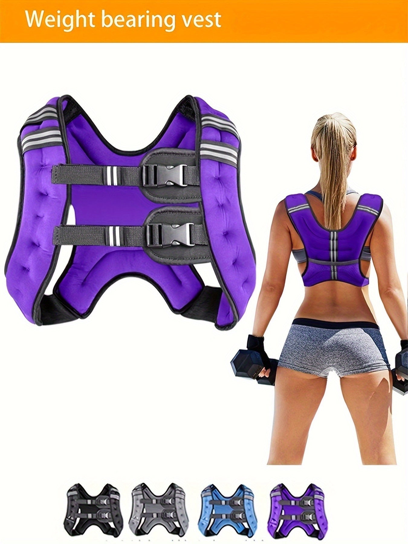 Prodigen Heavy Duty Gym Weighted Vest for Training