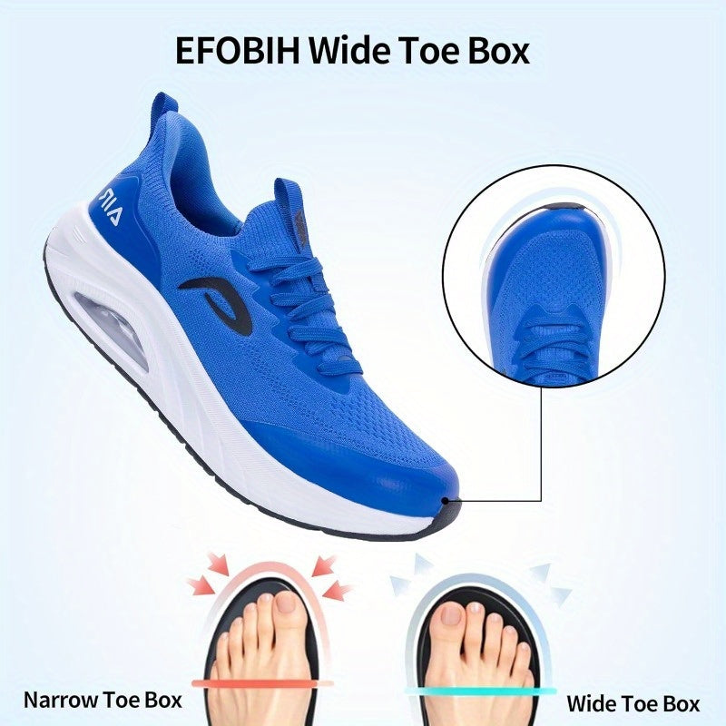 Men's Wide Toe Box Slip On Walking Shoes