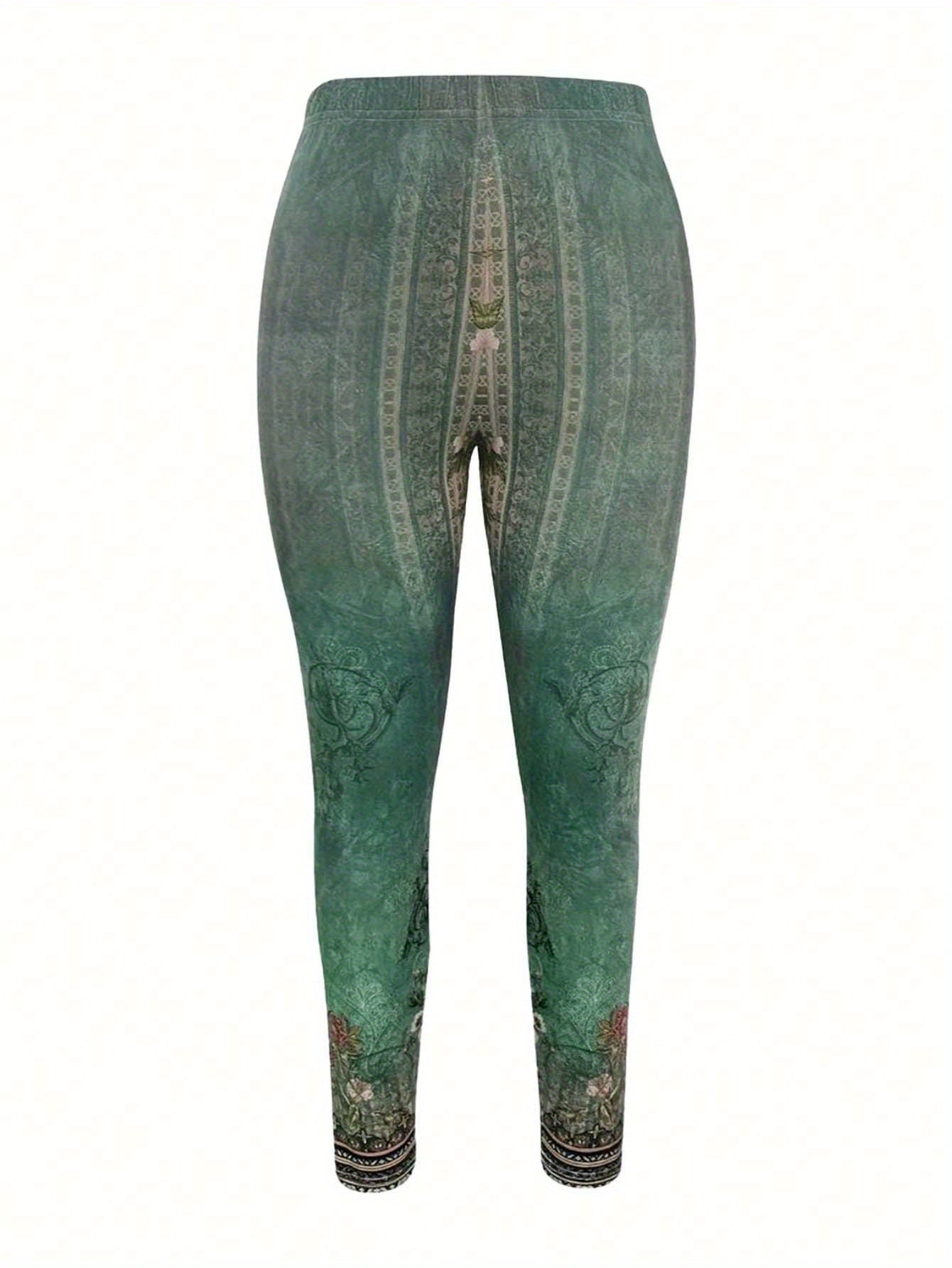 Womens Printed Long Sleeve Top And Pants Casual Set