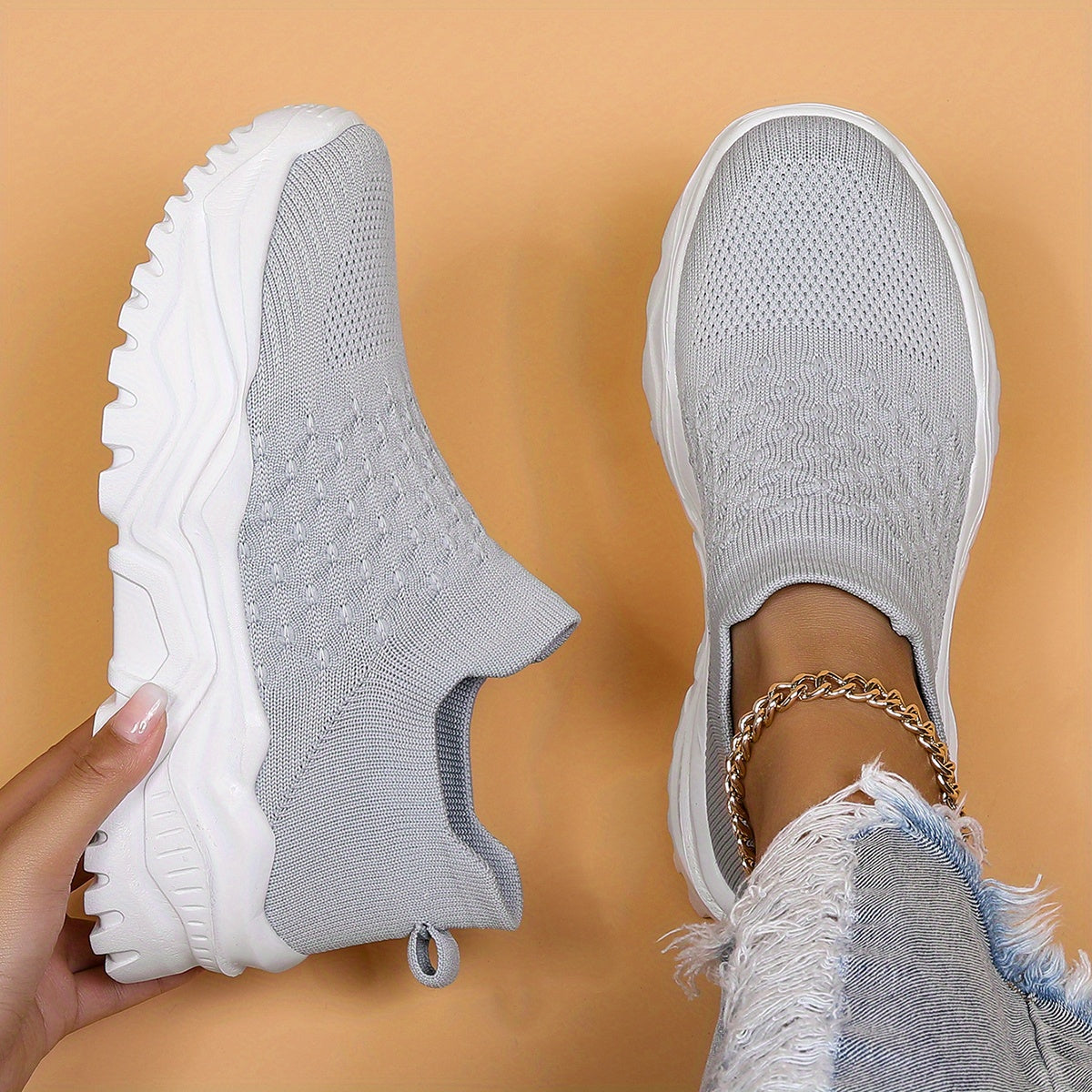 Whiskers, Workouts & Wears Breathable Slip-On Sneakers EVA