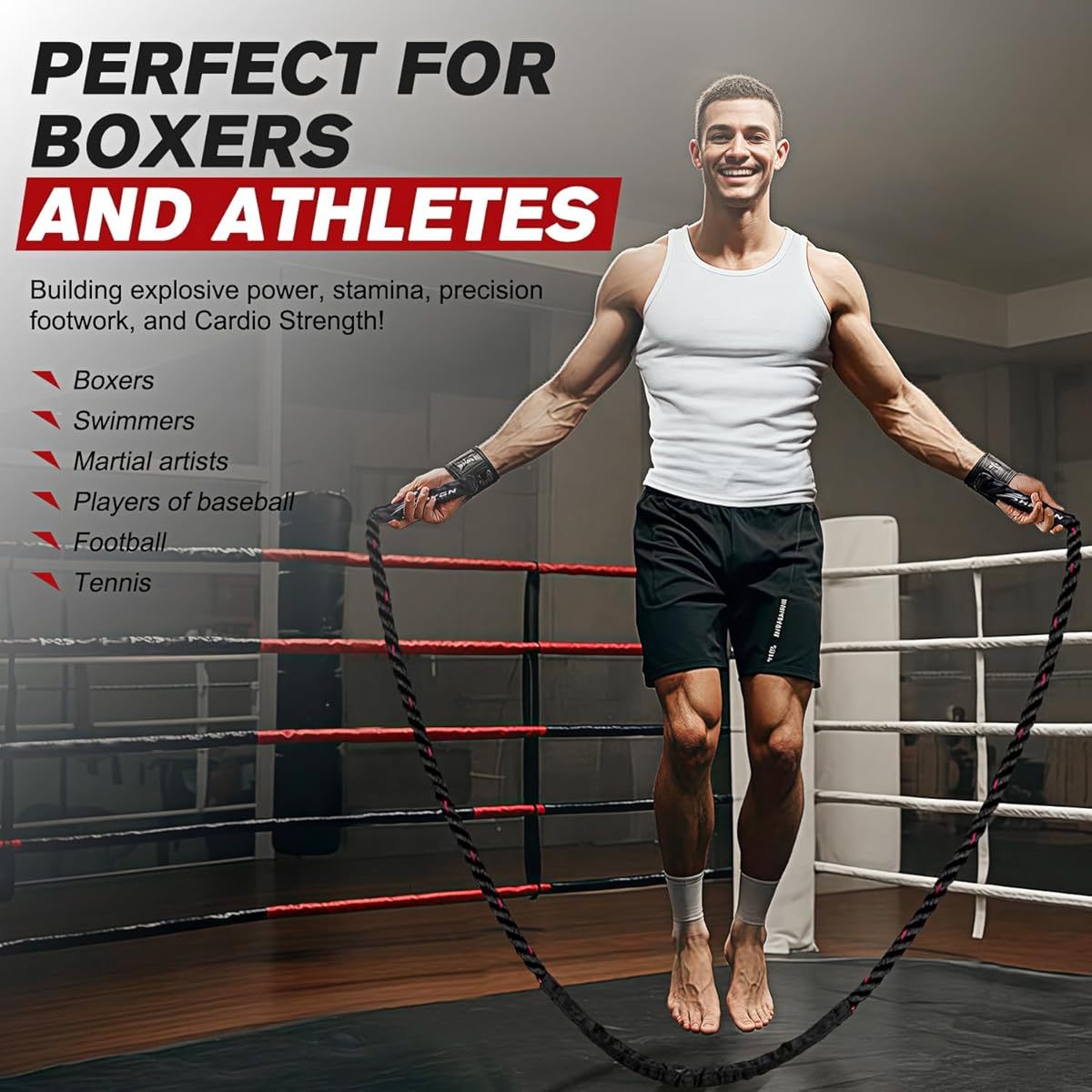 Weighted Jump Rope by Manufacturer for Strength Training