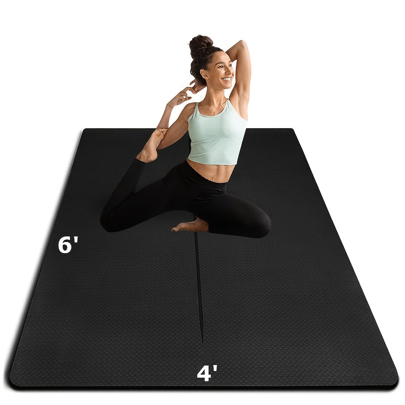 Large Home Exercise Mat by TPE for Yoga Pilates