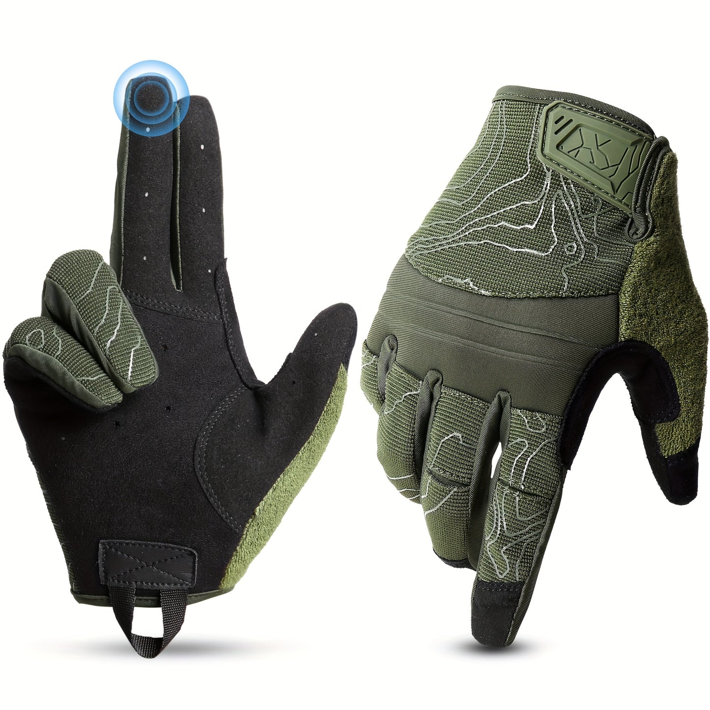 GUMAO Full-Finger Touchscreen Gloves Lightweight Closure