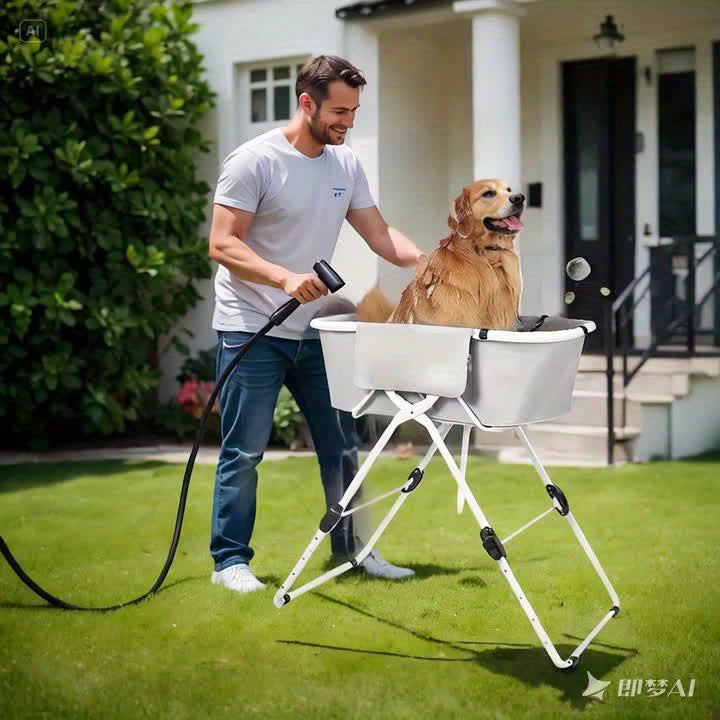 Portable Dog Bathtub By Pet Shower Station