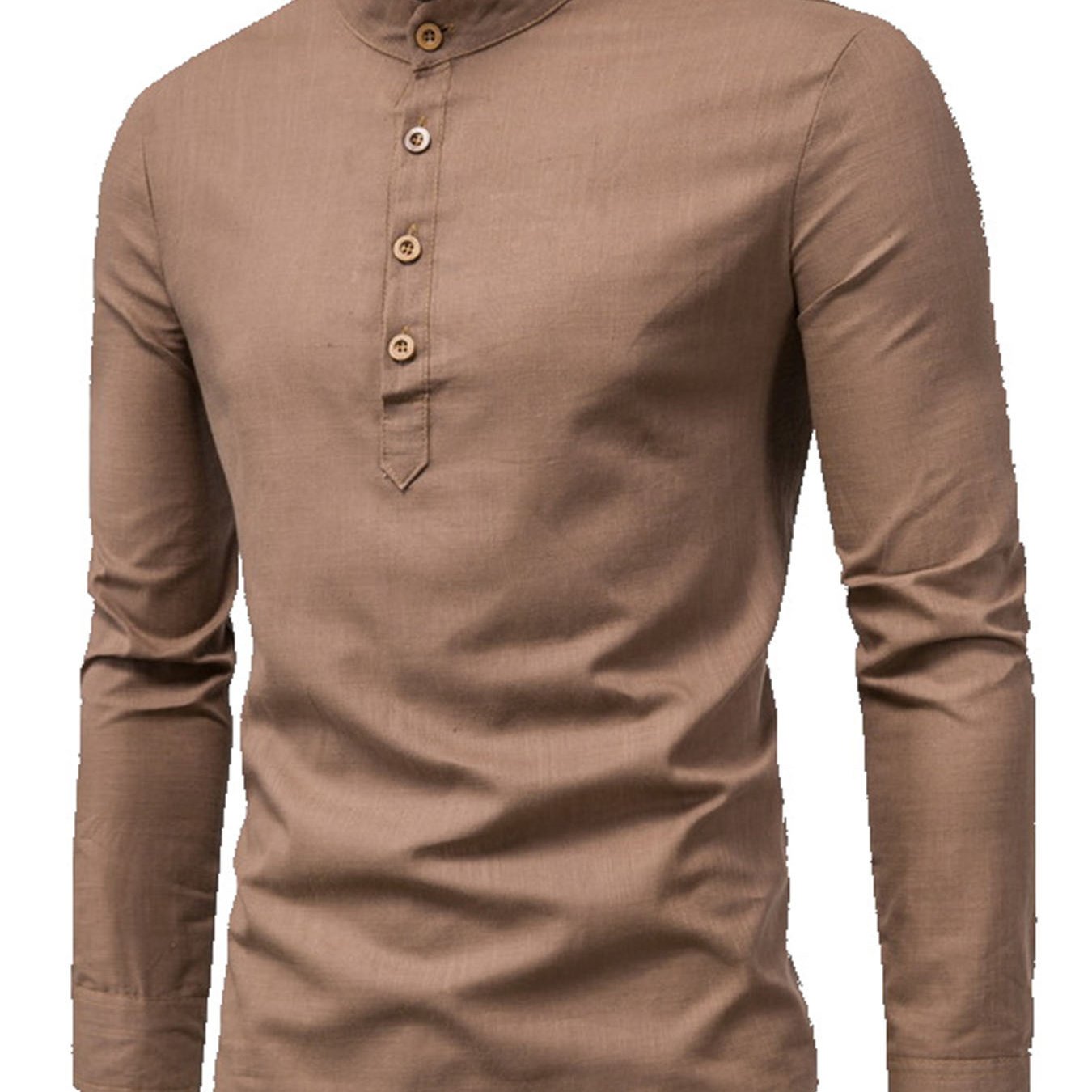 European American Outdoor Casual Long Sleeve Cotton Shirt