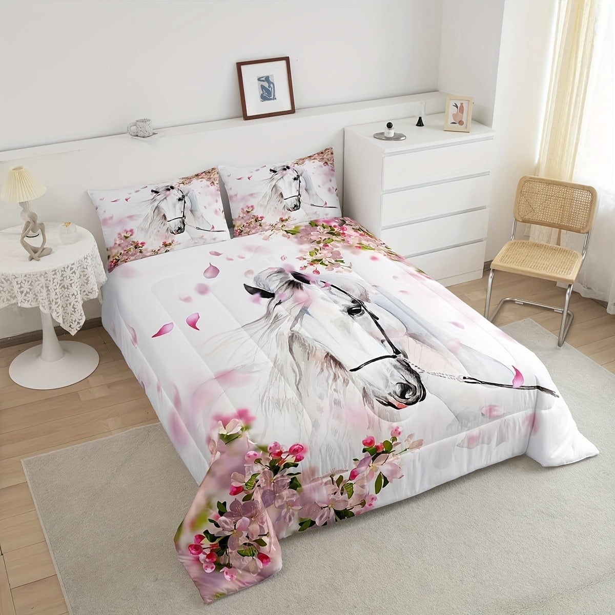 3D Horse Comforter Set by Wild Animal Horse Quilts
