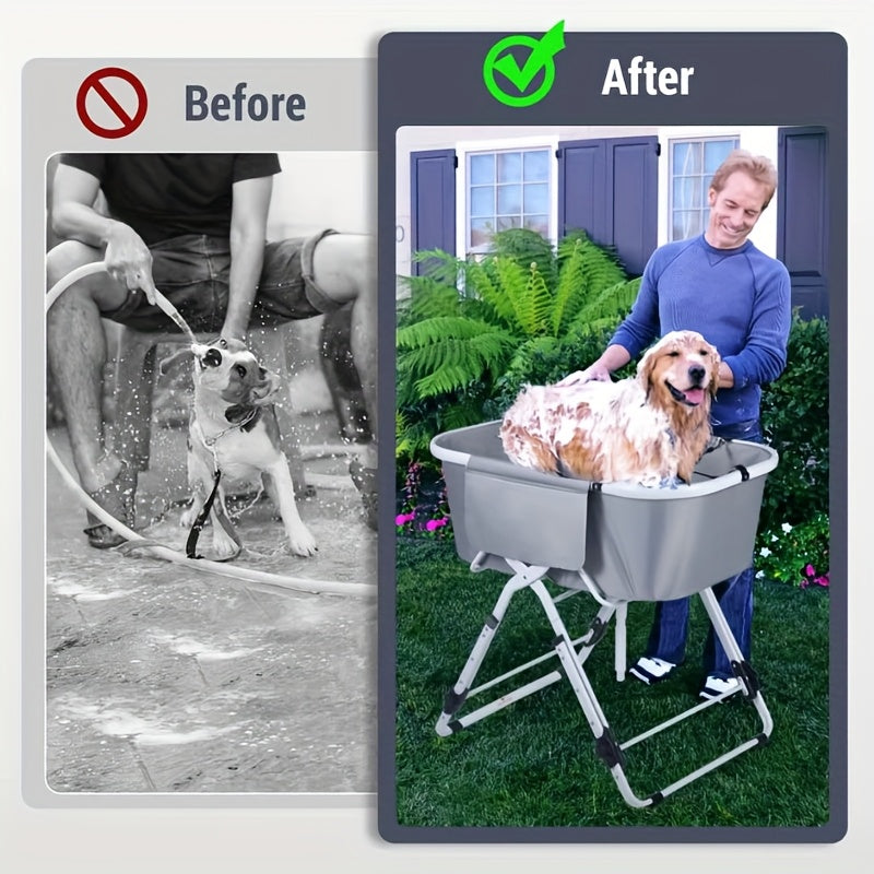 Portable Dog Bathtub By Pet Shower Station