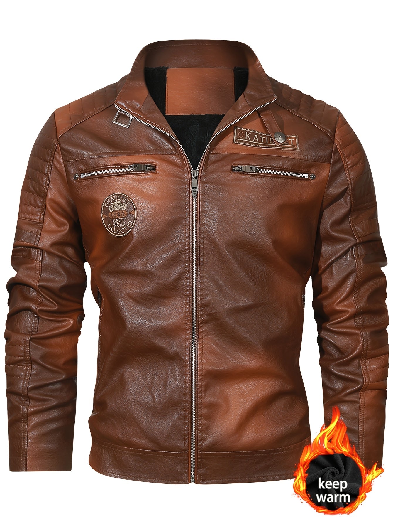 Men's Casual Bomber Jacket by Whiskers Workouts and Wears