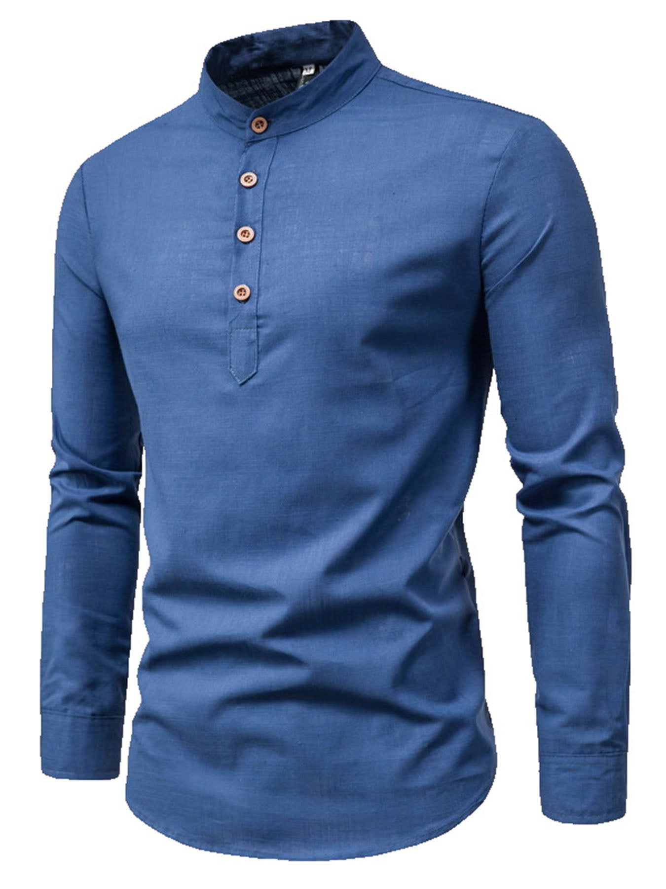 European American Outdoor Casual Long Sleeve Cotton Shirt