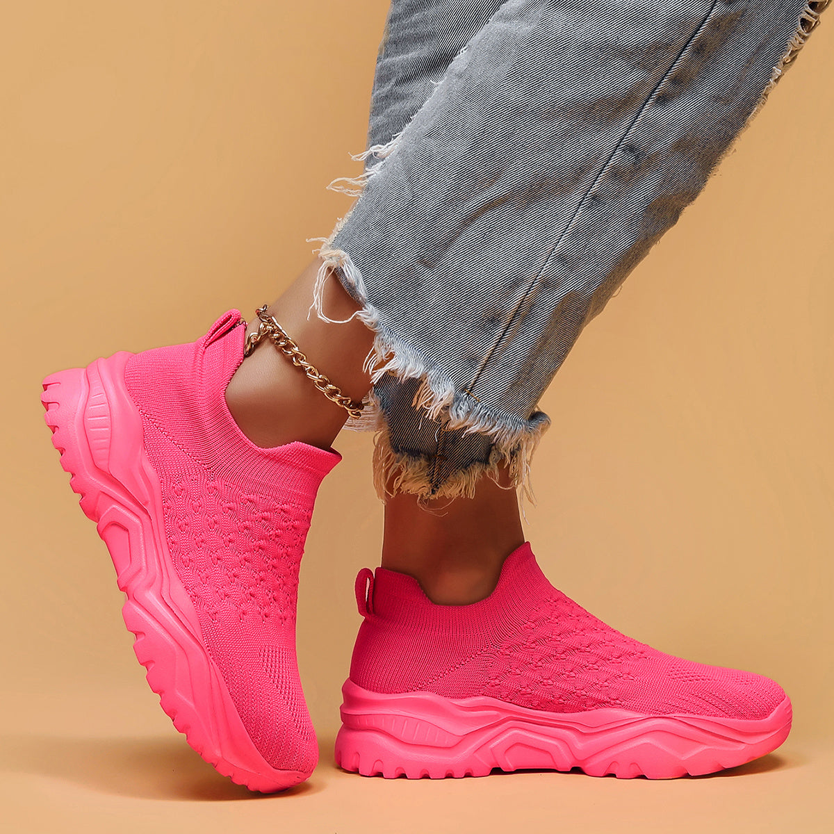 Whiskers, Workouts & Wears Breathable Slip-On Sneakers EVA