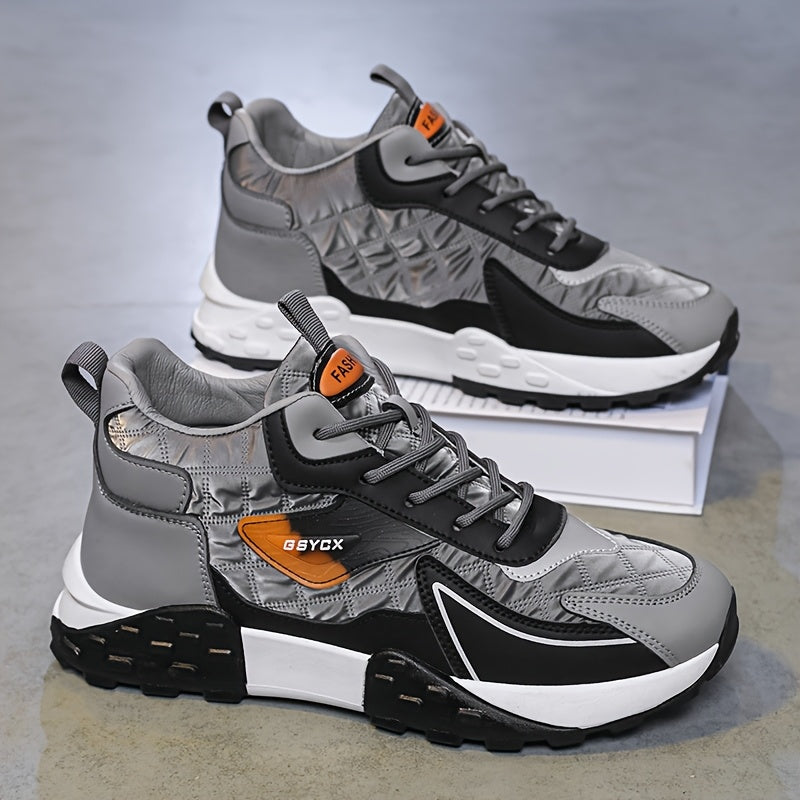 Men's Color Blocking Lace Up Shoes by Brand