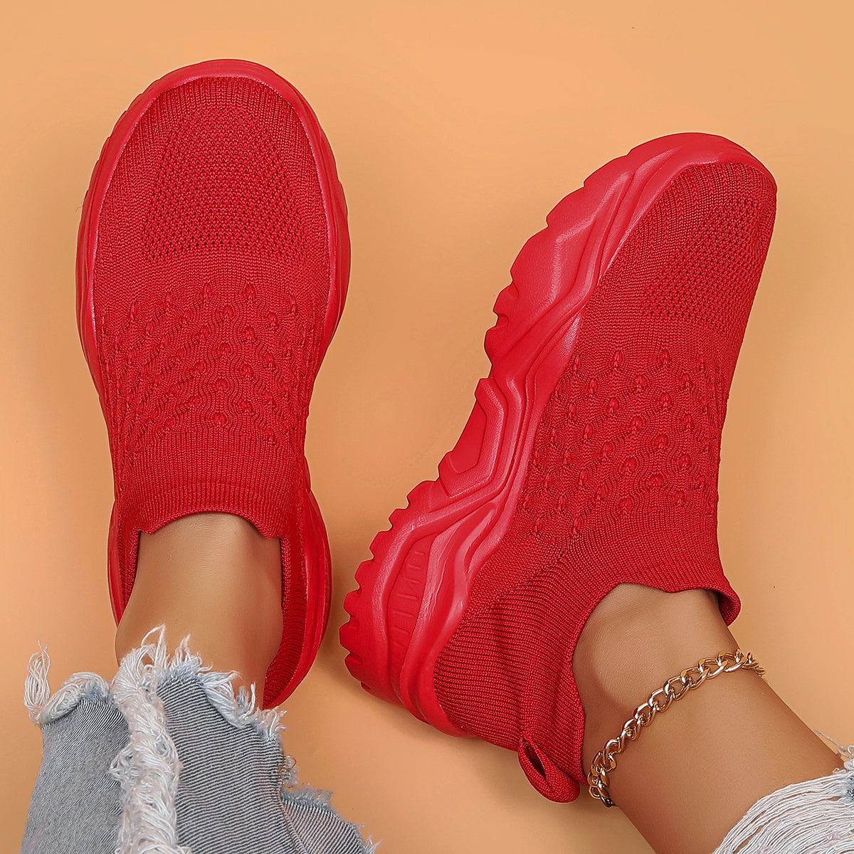 Whiskers, Workouts & Wears Breathable Slip-On Sneakers EVA