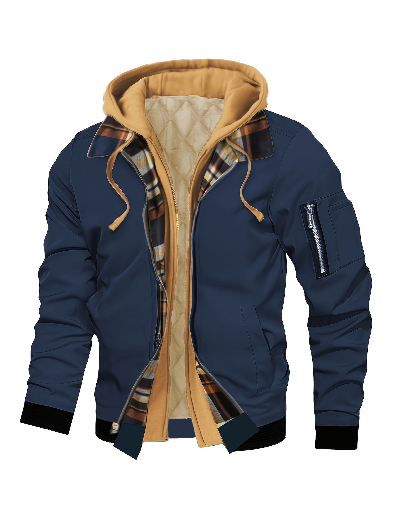 Active Slim Fit Hooded Jacket by Whiskers Workouts Wears