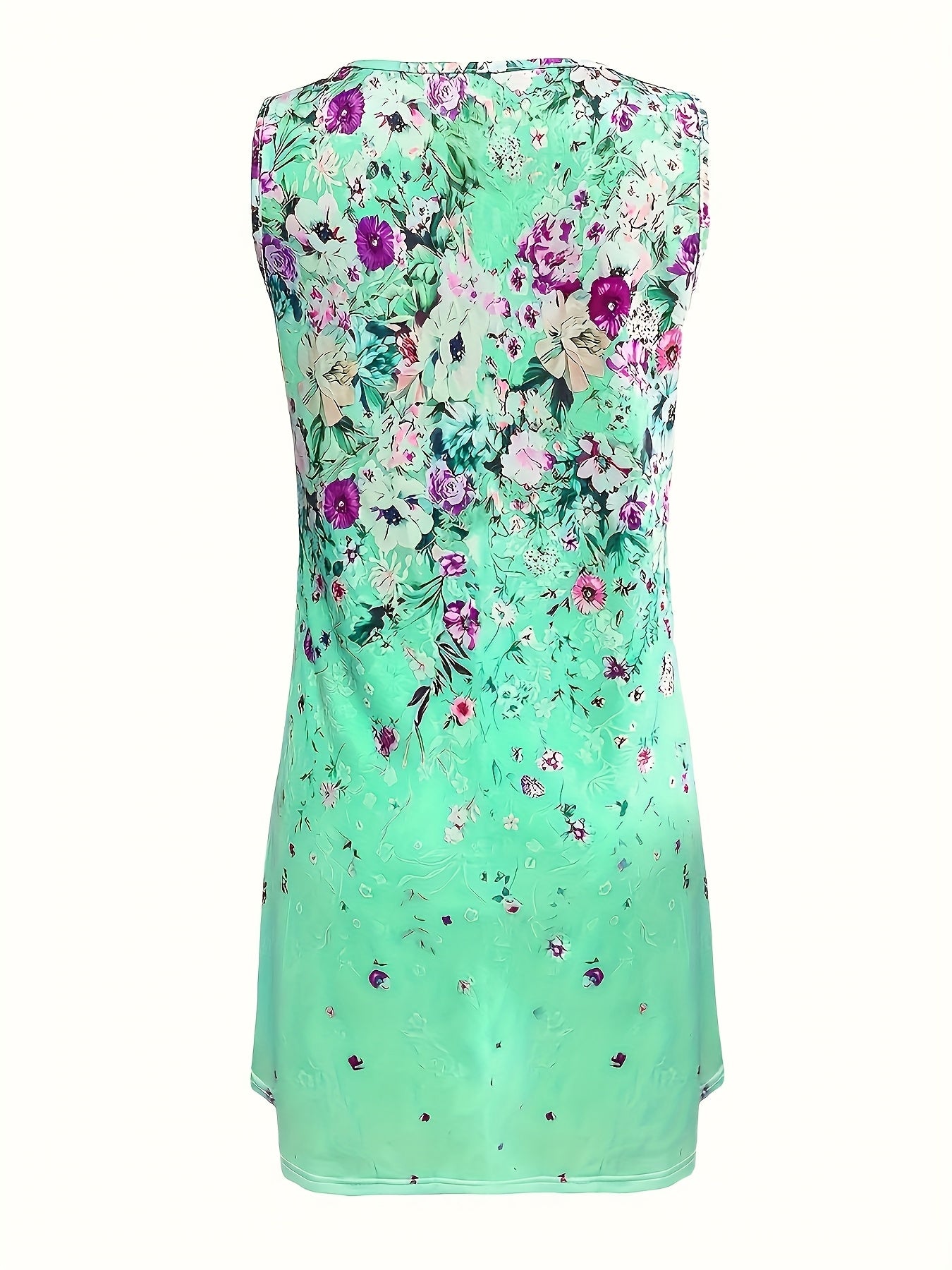 New Sleeveless Midi Dress Floral Print by Women's Clothing