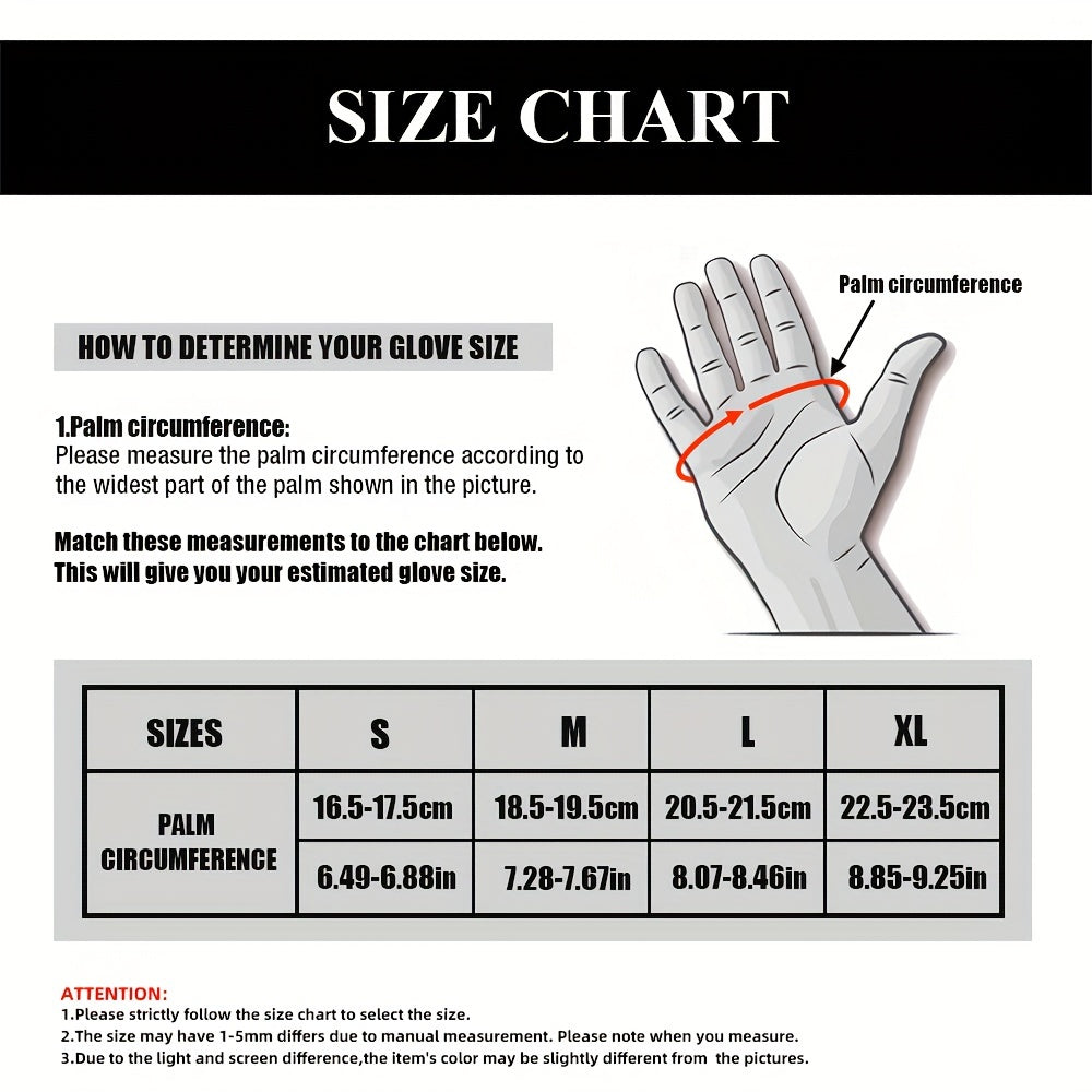 GUMAO Full-Finger Touchscreen Gloves Lightweight Closure