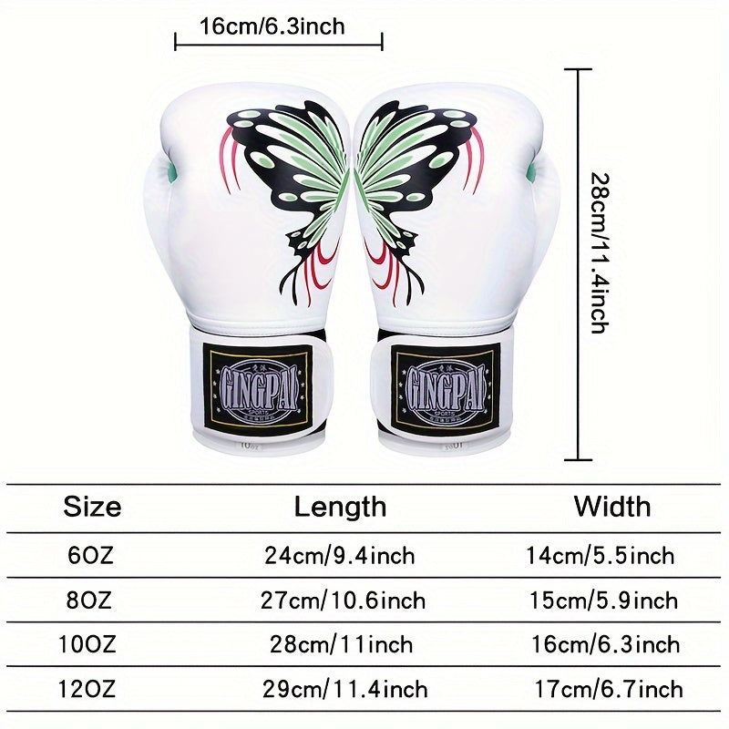 Gingpai Womens Boxing Gloves for Muay Thai Training