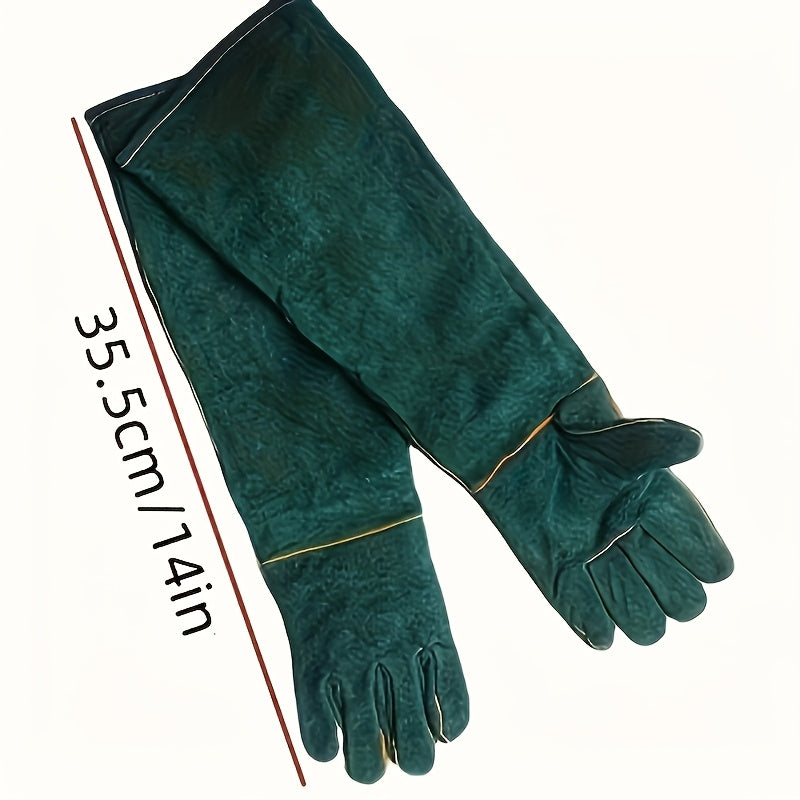Pet Grooming Gloves Bite Scratch Resistant For Dogs Cats
