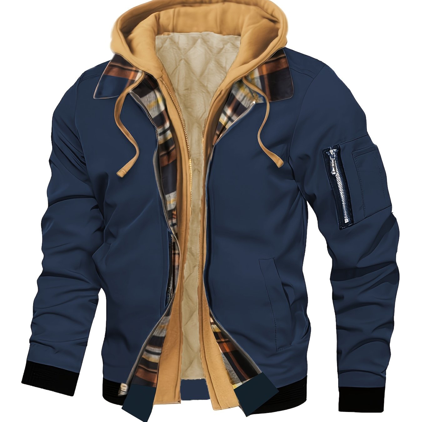 Active Slim Fit Hooded Jacket by Whiskers Workouts Wears