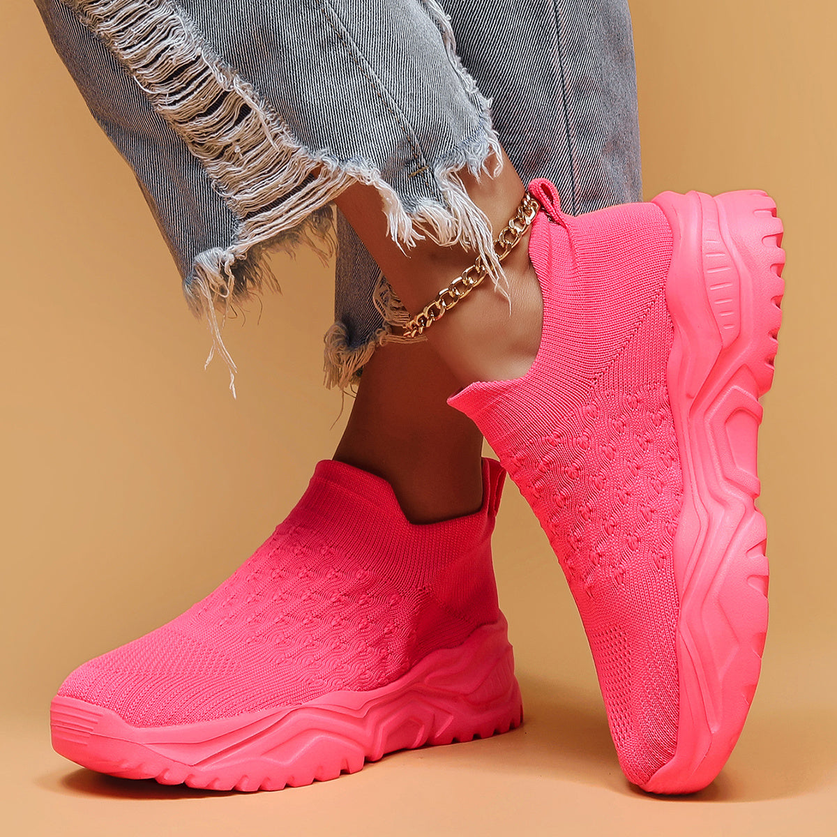 Whiskers, Workouts & Wears Breathable Slip-On Sneakers EVA