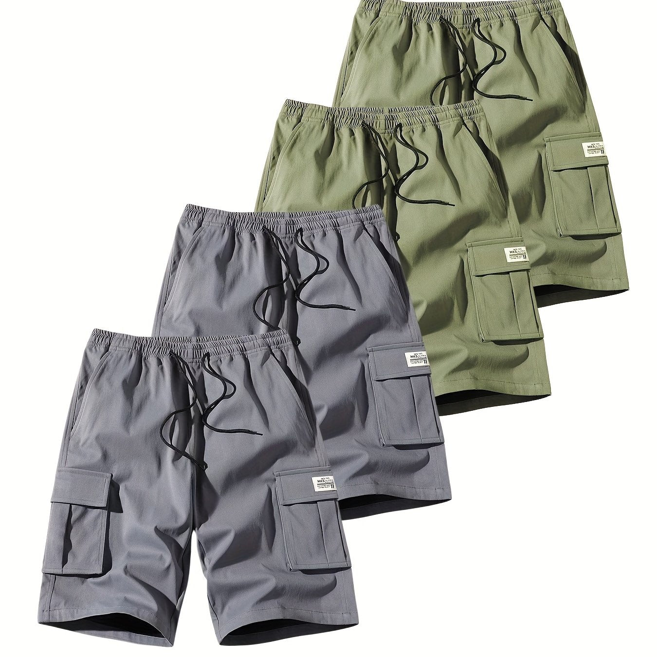 Men's Cargo Shorts Bundle by Brand - Durable Utility Pockets