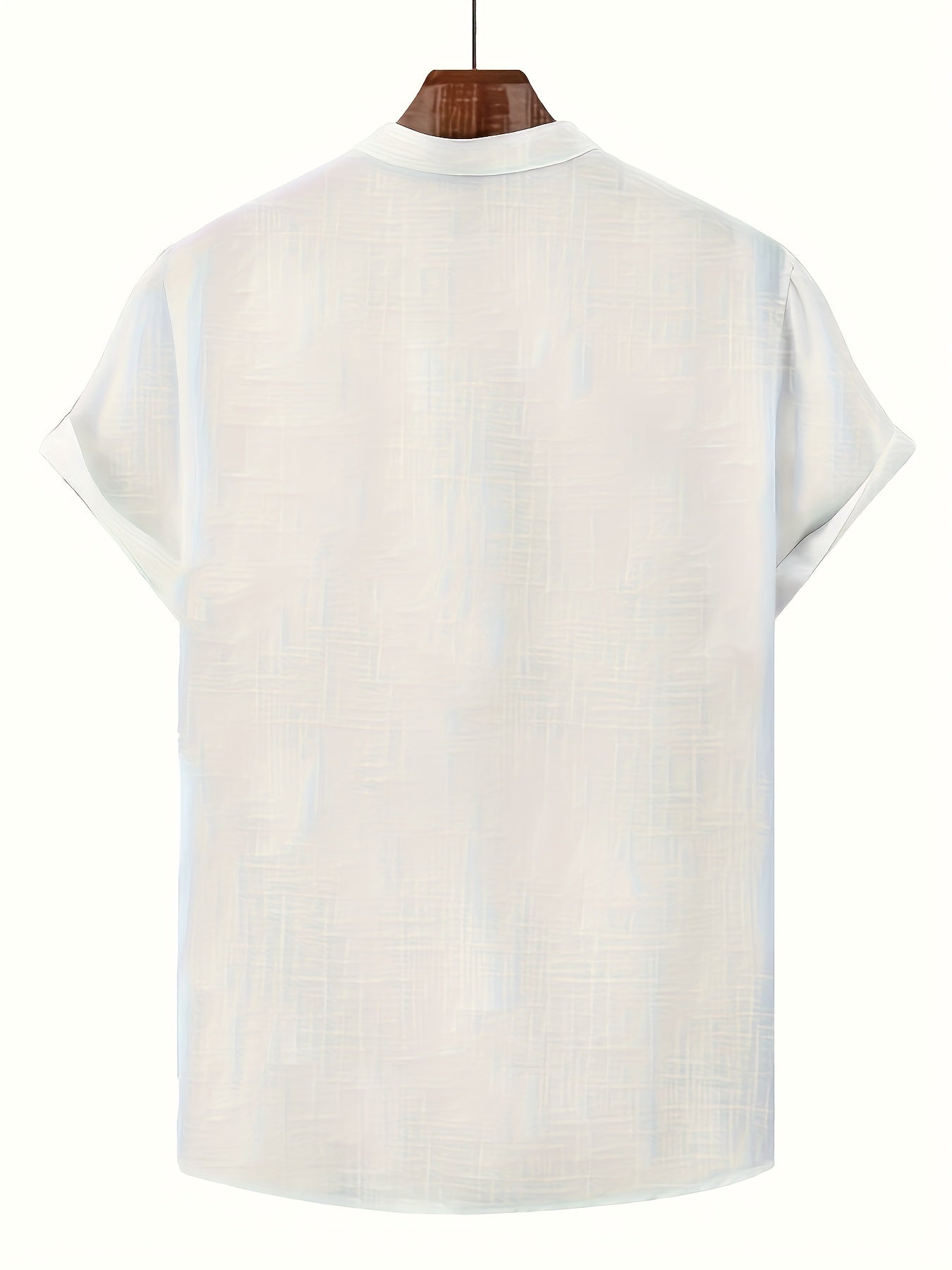 Whiskers Workouts and Wears Men Summer Stand Up Collar Shirt