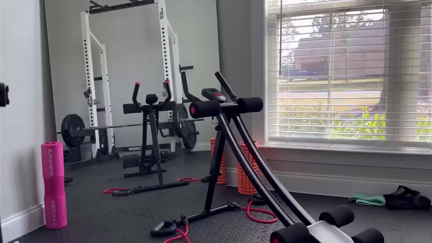 AOWOS Adjustable Abdominal Trainer with LCD Display