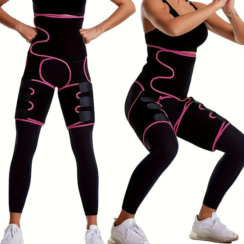 4-in-1 Neoprene Trainer Sweat Belt for Fitness