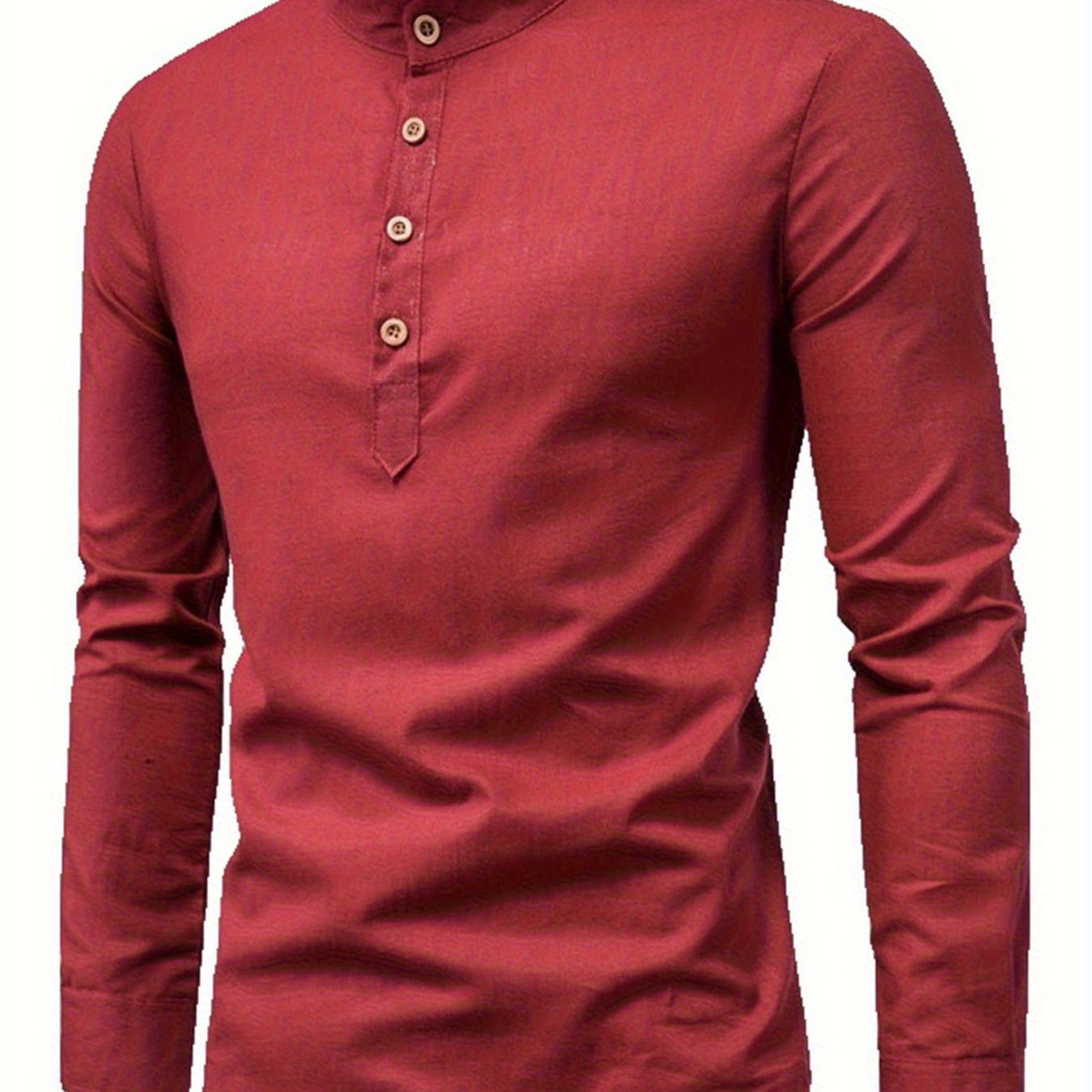 European American Outdoor Casual Long Sleeve Cotton Shirt