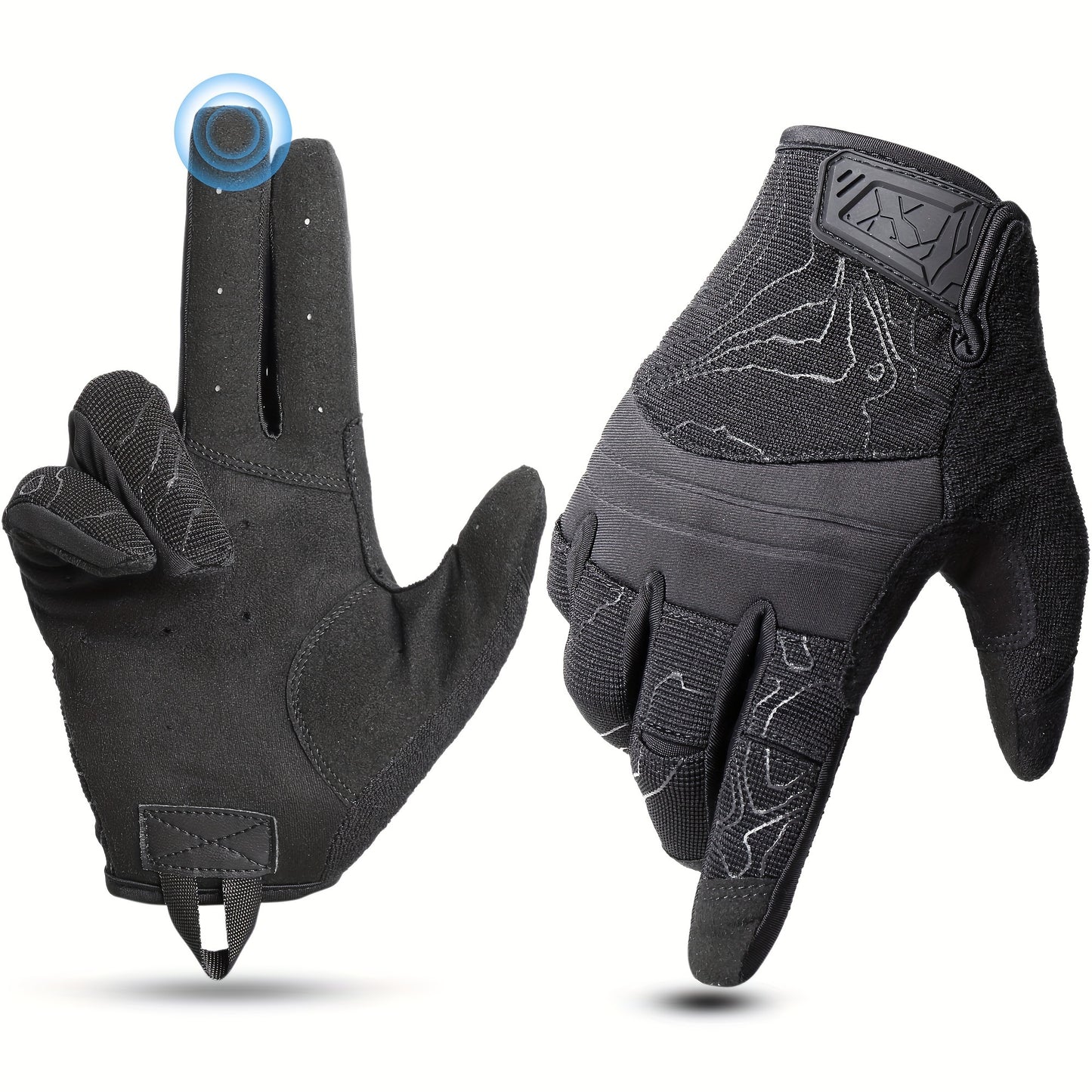 GUMAO Full-Finger Touchscreen Gloves Lightweight Closure