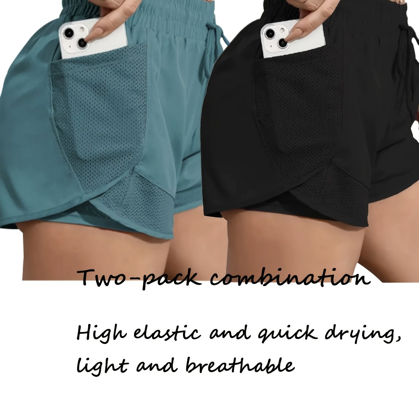 Fashionable Ladies Yoga Sports Shorts Set by Brand