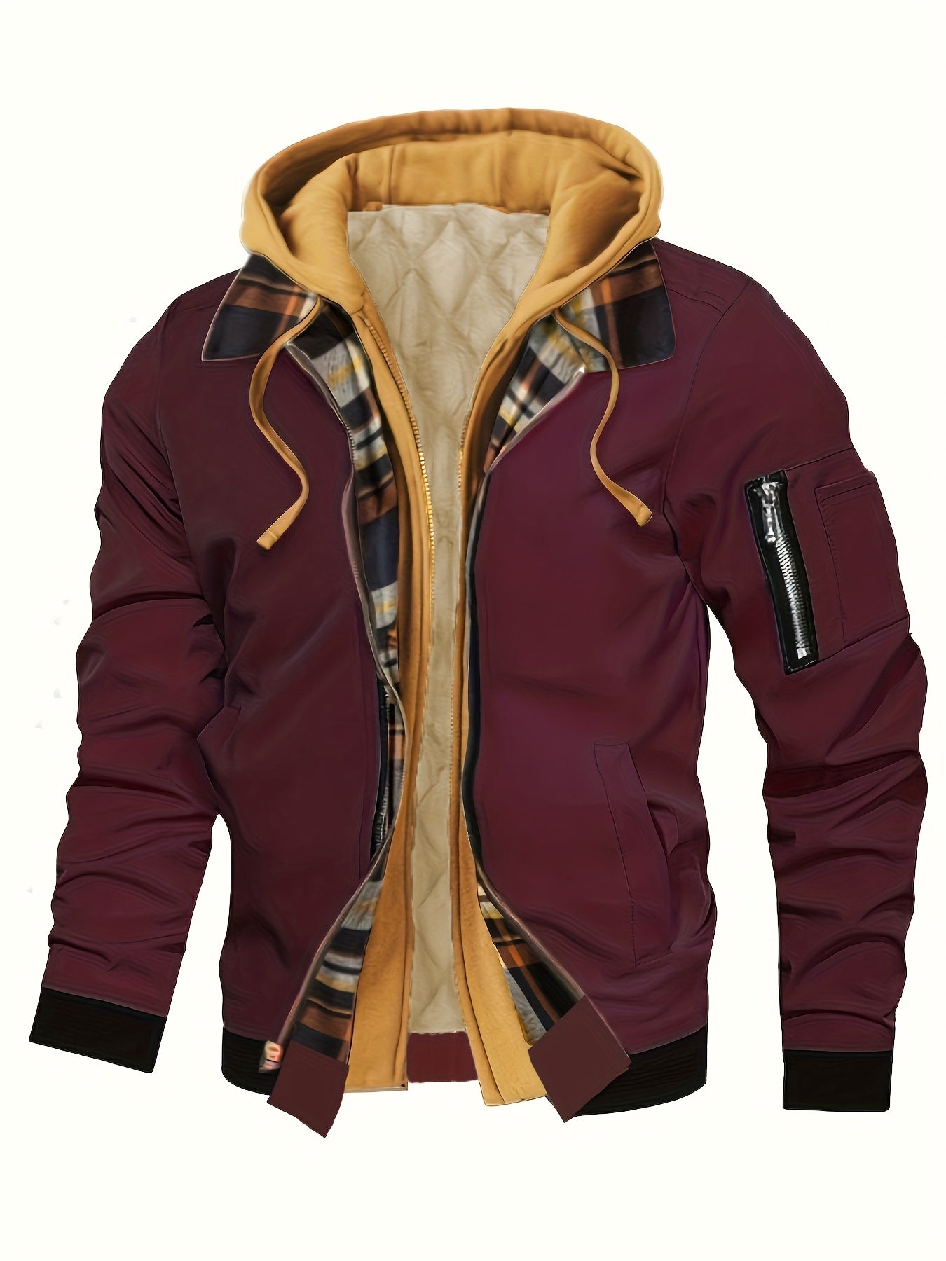 Active Slim Fit Hooded Jacket by Whiskers Workouts Wears