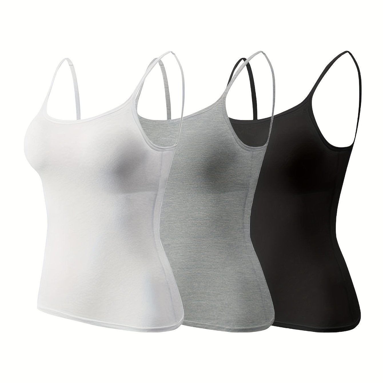 Women's Camisole Tank Tops by Brand Name 3pcs Pack