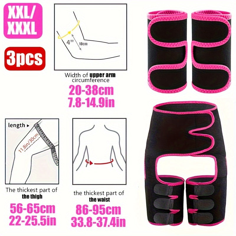 4-in-1 Neoprene Trainer Sweat Belt for Fitness