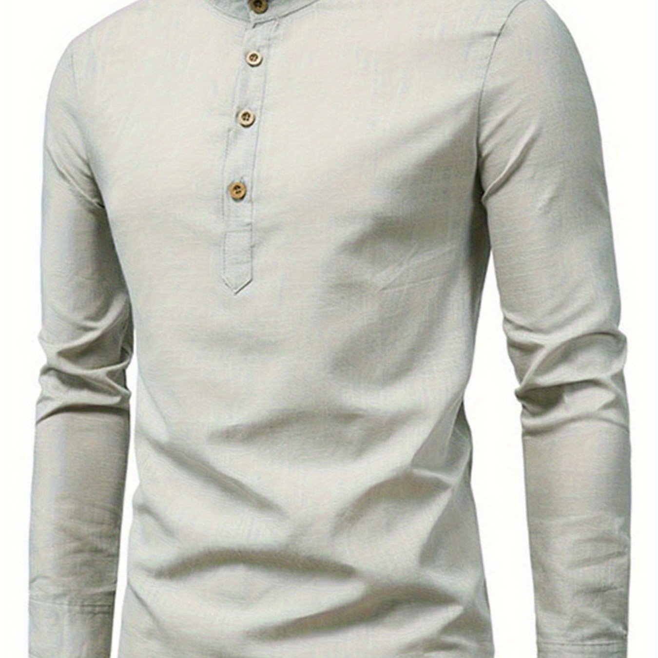 European American Outdoor Casual Long Sleeve Cotton Shirt