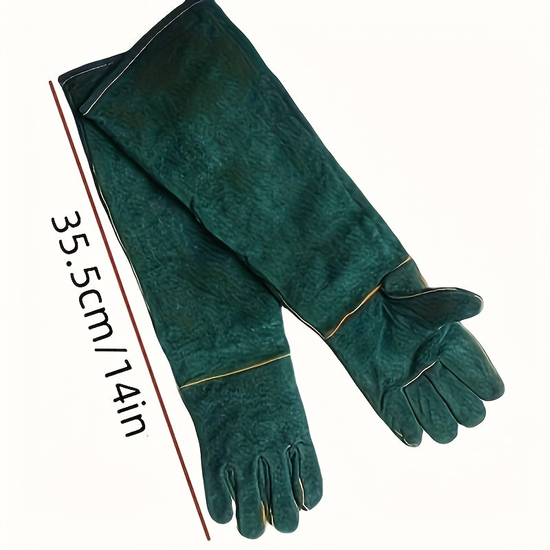 Pet Grooming Gloves Bite Scratch Resistant For Dogs Cats