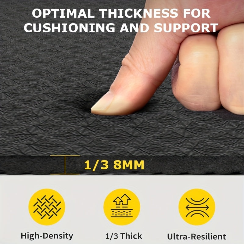 Large Home Exercise Mat by TPE for Yoga Pilates